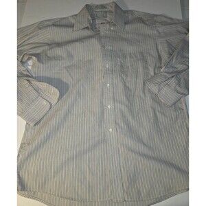Stanford Executive Long Sleeve Pinstripe Shirt Size 17